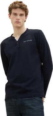 TOM TAILOR Fine Striped Férfi L/S póló