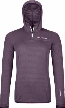 Fleece Light Grid Fleecejacke mit Kapuze