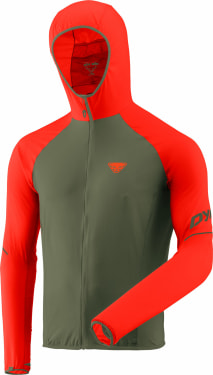 Alpine Windjacke mit Kapuze