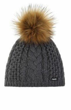 Afra Lux Haube mit Pompon