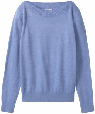 TOM TAILOR Knit Boatneck Női pulóver