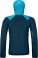 Fleece Grid Fleecejacke mit Kapuze