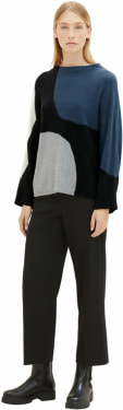 TOM TAILOR Knit Col.Batwing női pulóver