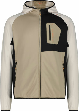 Pulsano Stretch-Fleecejacke mit Kapuze