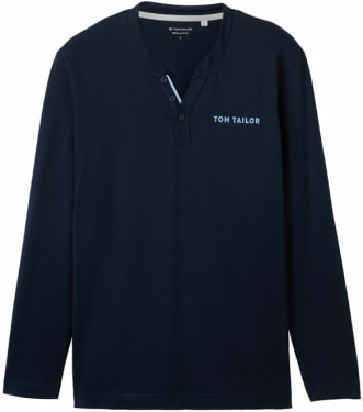 TOM TAILOR Fine Striped Férfi L/S póló