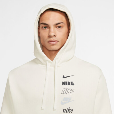 Nike Club Fleece + Brushed-Back férfi kapucnis felső