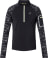 Rono langarm Laufshirt mit Halfzip
