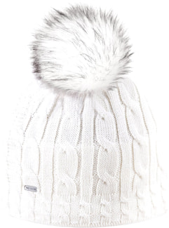 Dám.čepice s bambulí 50%merino,50%akryl